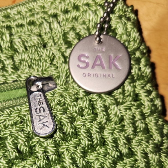 The Sak Lime Green Crochet Crossbody Bag - Picture 2 of 3